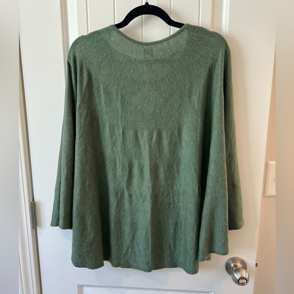 Echo Poncho Cape Green NWT - Picture 3 of 7